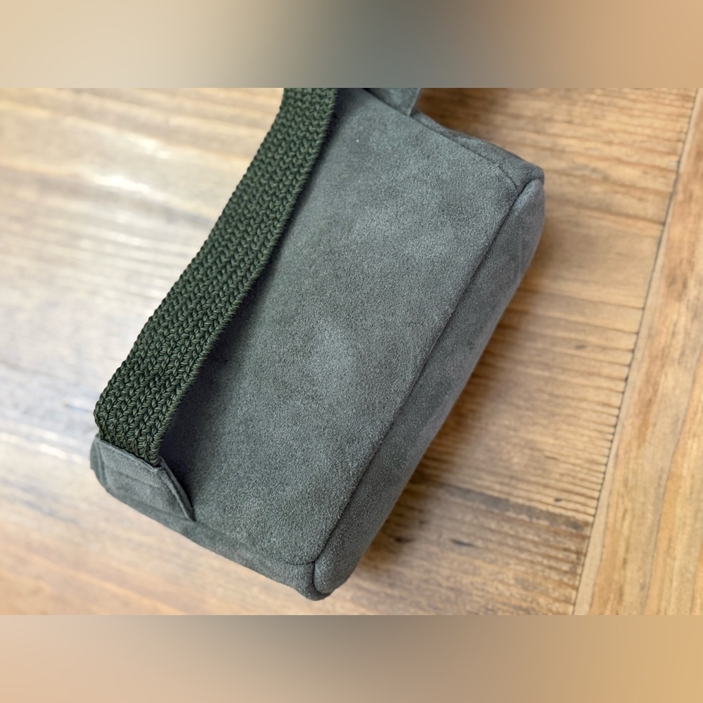 THE SAK Caraway Moss Green Suede Leather Belt Bag NWOT - Picture 6 of 8